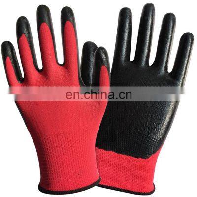 Super Soft 15G Nylon Liner Foam Finished Nitrile Coated Protective Gloves photo-3