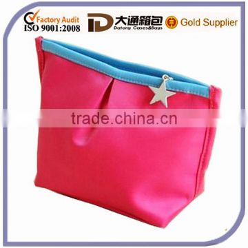 Sweet leisurely joker candy color dumpling shape nylon cosmetic bag