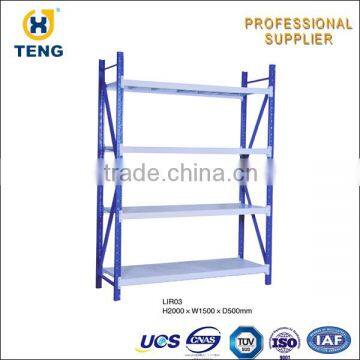 LIR03 Warehouse Storage Metal Display Shelf Tiered Display Shelf