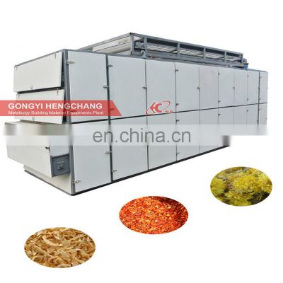 New Design Multifunctional continuous charcoal belt dryer for balls briquette machine