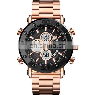 Classic business men steel wristwatch luxury brand Skmei 1636 online wholesale high quality 30m waterproof watch