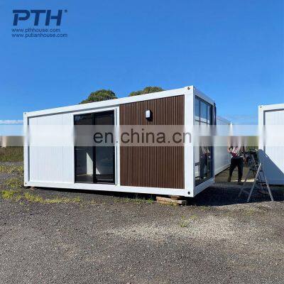 Modern luxury fast instal glass wall tiny house wooden container homes prefab houses