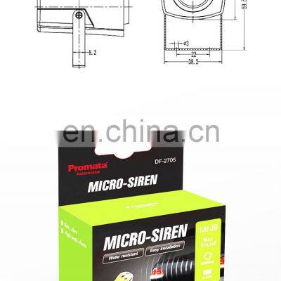 Promata High Quality Siren Reversing Alarm DF-2705 Buzzer Siren 12~24V 120dB High Alarm photo-5