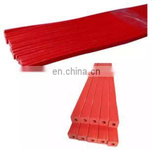 Hot Sale Wave Type PVC Printing Consumable Material Red Snake -shaped Paper Cutting Stick Strip photo-2