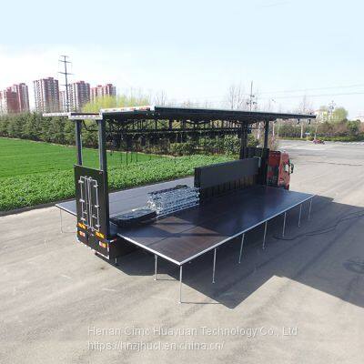 HUAYUAN S455 With Lights and Sound Outdoor Event Podium Concert Stage Truck photo-2