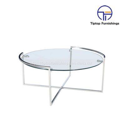 European Nordic design living Room Furniture stainless steel coffee tea table end table for glass top marble