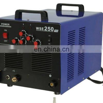 High frequency Chinese AC/DC TIG welder WSE-250 mosfet aluminum welding machine