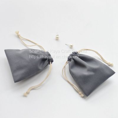 Cotton Printed Bags Drawstring Jewelry Pouches Wedding Party Gift Bags