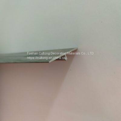 3cm Wide T-type Aluminum Alloy Closing Strip SPC Stone Plastic Floor Laminate Wood Grain Flat Buckle Closing Strip Floor Threshold Laminate photo-5