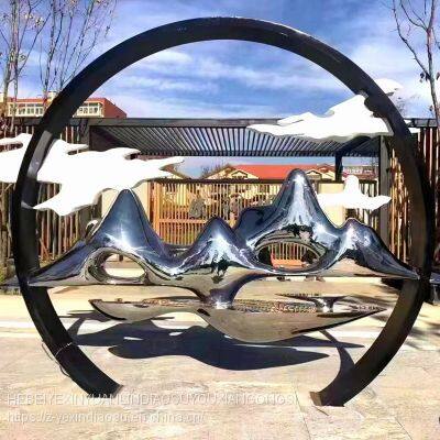 Stainless Steel Manufacturer Stainless Steel Mirror Sculpture Park Square Landscape Sculpture Ornament Metal Sculpture photo-5