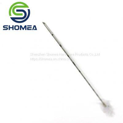 Shomea Customized Length 25G Electrolytic Polishing Stainless Steel Echo Needle With Plastic Huber Base photo-3