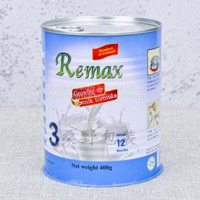Customizable Food Grade Tinplate Powder Tin Can