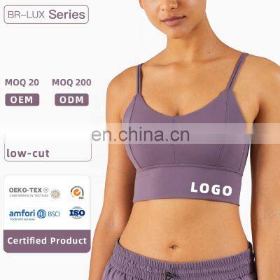 New Arrival Women Padded Sports Bra Support Fitness Workout Yoga Bra Camisole Tank Top