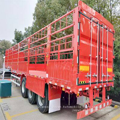 Warehouse Semi-trailer Flat Flower Bar Semi-trailer Export Warehouse Semi-trailer photo-5
