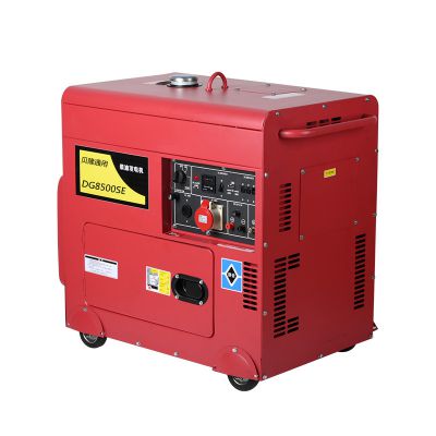 6kw three phase 380V air-cooled silent diesel generator 192Fdiesel engine