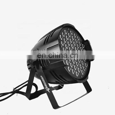 Factory TOP Stage Lighting new Equipment RGBW Led Par Light 54x3w smart 3in1 DJ disco indoor for club party