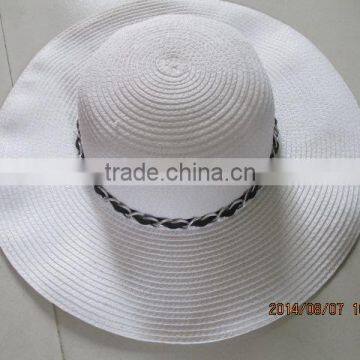 Custom Wholesale cheap handmade fashion multi-colors floppy wide brim paper straw hats