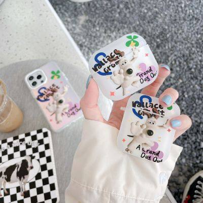 2024 Korean Fashion Women Soft TPU Dog Shockproof Wireless Earphone Case for Airpods 1 2 3 Pro Cover photo-4