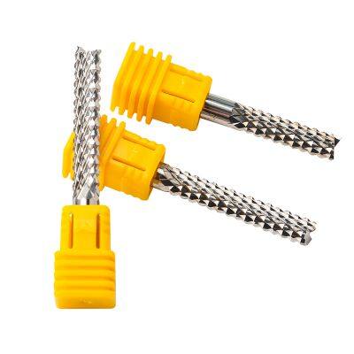 Solid Carbide 3.175/4/6mm Corn Teeth End Milling Machine CNC Circuit Board Carbon Fiber Cutting Tool With OEM Support photo-5