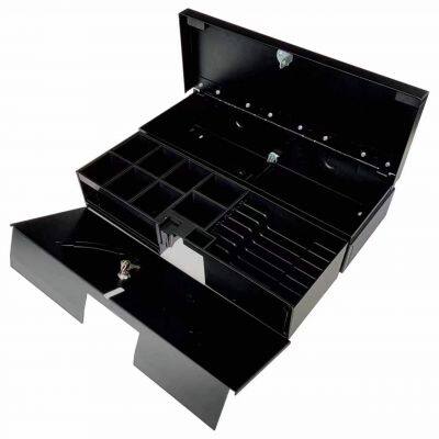 Removable Coin Slots Rj11 USB Key-Lock Cash Register Drawer Register Box Cash Drawer