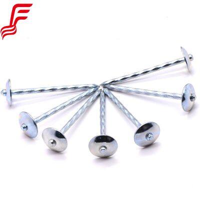 FRST Factory Wholesale 1-1/4 Corrugated Iron Roofing Nails Galvanized Steel With Smooth Shank Ring Type