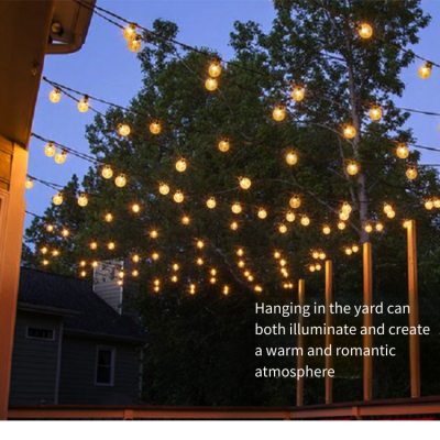 Led Tree Lights Outdoor Star String Lights Waterproof Bubble Ball Flashing Lights for Courtyard Hanging Lights photo-5