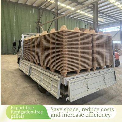Eco-friendly,   Recyclable   Molded  Wood   Pallets   —  Compliant  with   European   and  American Standards — Hassle-Free Export