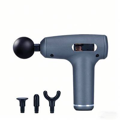 Brushless Motor Quiet Massage Gun, 3-7 Speed Deep Tissue Percussion Fascia Gun, Rechargeable Portable Muscle Relaxation Massager