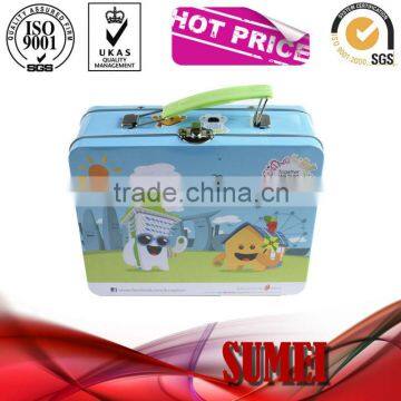 kids tin lunch box