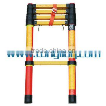 Fiberglass telescopic ladder