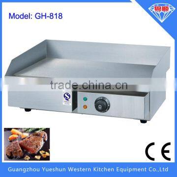 Economic small flat plate cast iron electric griddle