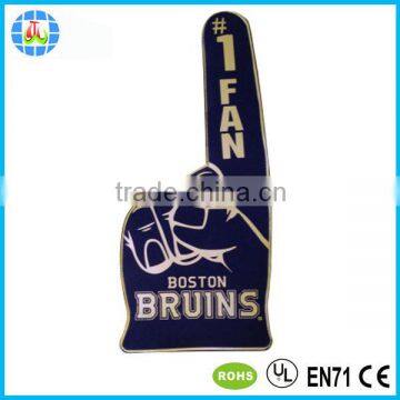 custom foam hand sponge hand foam finger with logo