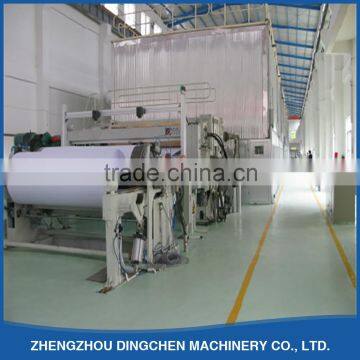 2016 fashion high quality 1092mm double-dryer can and double-cylinder copy paper/ culture paper/ printing paper making machine