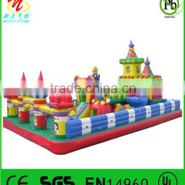 Animal kingdom theme inflatable fun city big inflatable amusement park