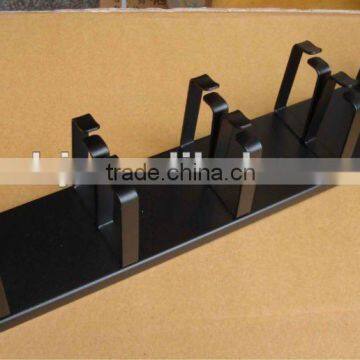 1 U metal D-ring Horizontal Surface Cable Management