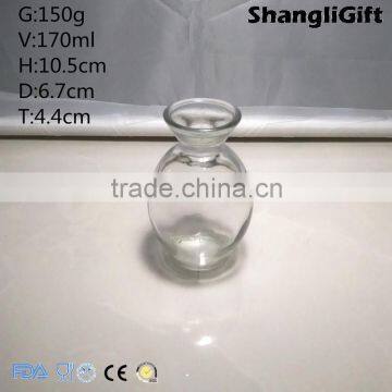 Glass Bottle Empty 170ml For Sake Liquor Glass Flagon photo-2