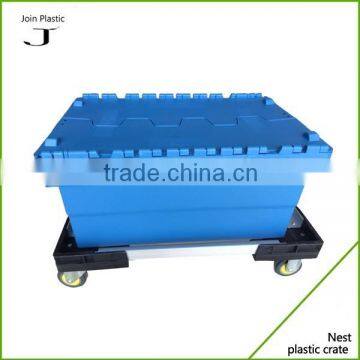 Storage moving plastic dolly