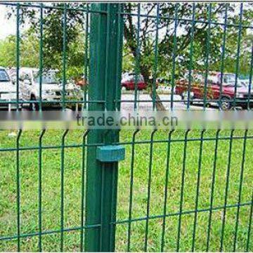 Durable & permanent galvanized and powders coated wire mesh fence