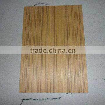 Linyi factory Cheaper straight line teak mdf fancy plywood for india