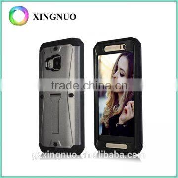 Dual Layer Hybird Armor Case Advanced Shock Absorption With Kick-Stand Feature for HTC M9 photo-4