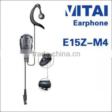 VITAI E15Z-M4 G-Shape Earhook & Earbuds Tube Type Walkie Talkie Earphone