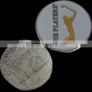 Golf Standard Ballmark, Iron, Soft Enamel, 31.75mm