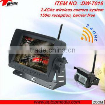 2.4Ghz digital wireless car security signals back up camera system