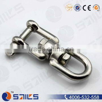 square shape Swivel zinc alloy body with nickel plated