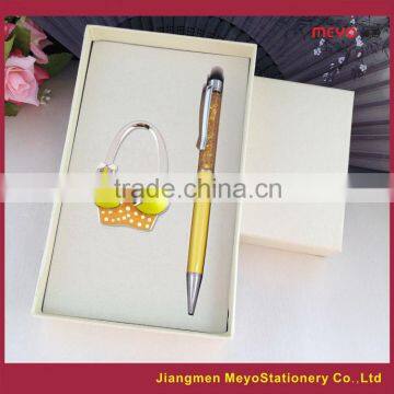 Touch ballpoint pen set, women's bag decorative gift,fancy gift for women 2015