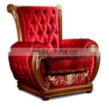 2015 Hot Sales Classic Sofa Set A65360,European Style Beech Wood Sofa Set With Hand Carved photo-4