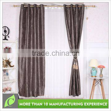 Ready made curtain supplier Polyester jacquard wind curtain