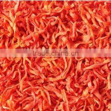 dehydrated carrots with dices/slices/chips