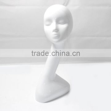 New Arrival Plastic Mannequin Doll Head head And Shoulders Mannequin Faceless Head Mannequin For Hat                        
                                                Quality Choice