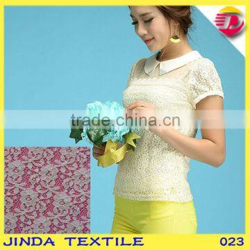 2015ss cheap heavy french stretch lace fabric/african lace fabrics for fashion dress